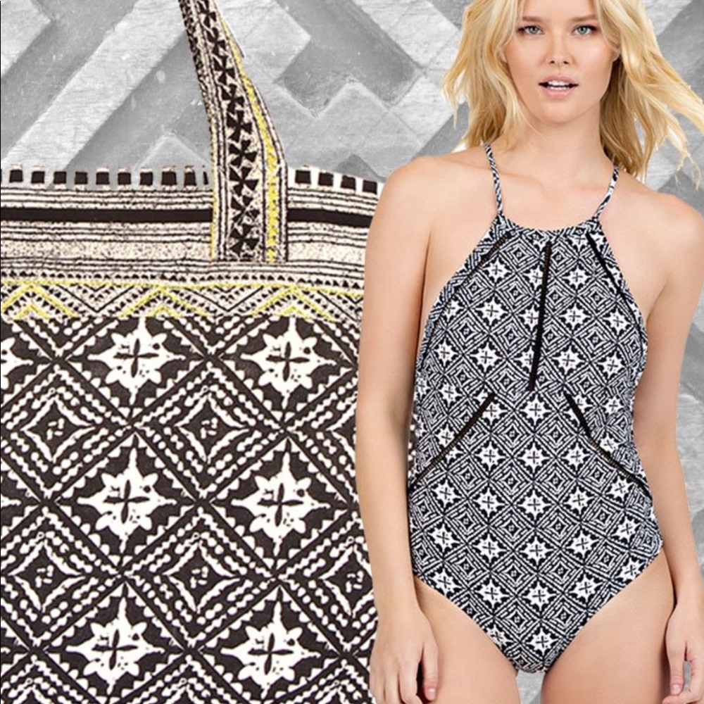 NEW  w/o tags bathing suit Cleobella Sz small -